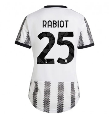 Juventus Adrien Rabiot #25 Hjemmedrakt Kvinner 2022-23 Kortermet